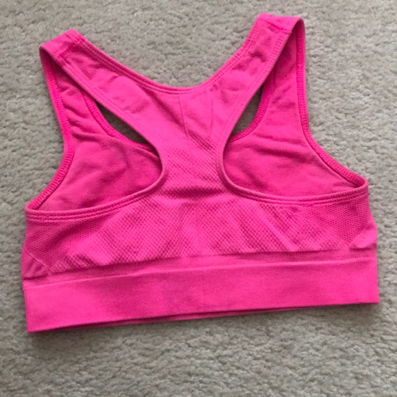 LOT 3 Champion Racerback Seamless Hot Pink/Neon Yellow/Lime Green Sports Bras - Picture 3 of 12